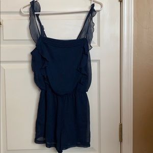 Navy blue romper